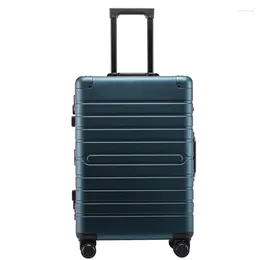 Malas Carrylove bagagem de mão de alumínio 20 "24" 28 "Spinner metal grande mala de carrinho duro com rodas