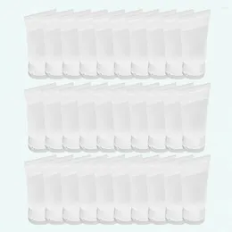 Storage Bottles 25 Pcs Squeeze Travel Refillable Pack For Lotion White Shampoo Face Wash