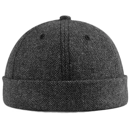 Zimowe duże wielkości beret caps tata wielki czapka czaszki mężczyzn i kobiety Hip Hop plus wełniane czapki czapki 5660 cm 6068 cm 240226