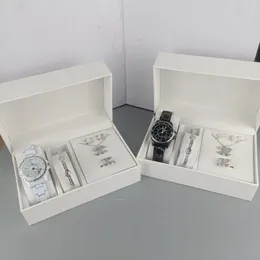Fünfteiliges Uhrenset, Schmuck, Damen-Luxusuhren, einfache Quarzuhren mit Stahlarmband