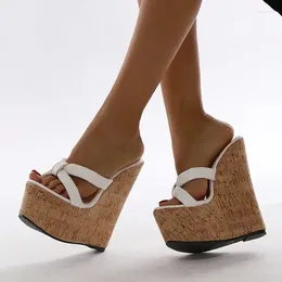 Slippers Summer Outdoor Fashion Open Toe Platform High Quality Sandals Women's Wedge Heels Casual Shoes