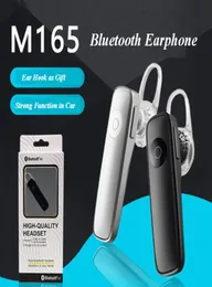 M165 Bluetooth Earmephone bezprzewodowy zestaw słuchawkowy stereo mini głośnik BT Ręka uniwersalna dla wszystkich telefonów z Pakcage ZPG0568624154