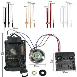 Onarım Kitleri İzle Kuvars Pendulum Saat Hareketi Zil Sesleri Müzik Kutusu Hoparlör Çalışan Melody Mekanizması DIY yedek parçaları