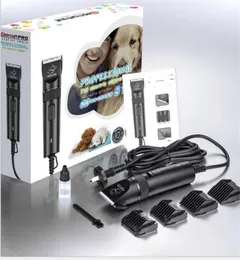 Professionell plug i elektriskt husdjurshår Clipper Cleaning Comb Groom Dog Cain Rabbit pälsmaskin Precision Trimmer Scissor1374972