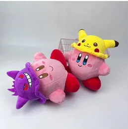 2024 Toptan Anime Yeni Ürünler Kirby Şapka Peluş Oyuncaklar Giymek Çocuk Oyunları Oyun Arkadaşları Tatil Hediyeleri Oda Süsleri