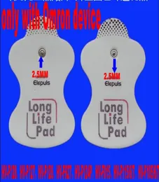 Selbstklebendes wiederverwendbares LONG LIFE TENS ELECTRODE PADS Massagepad für OMRON-Geräte mit 25-mm-Stift4467725