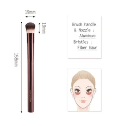 New VANISH SEAMLESS FINISH Concealer Makeup Brush Metal Handle Soft Bristles Angled Large Conceal Cosmetics Brush Beauty Tool2306577