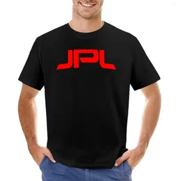 Herren Tanktops Jet Propulsion Laboratory (JPL) Logo T-Shirt für einen Jungen koreanische Mode schwarze T-Shirts taillierte Männer