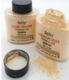 New Ben Nye Luxury Powder 42G 15 oz Ny naturligt ansikte Löst pulver vattentät näringsrika banan lyser efter långa 2pcslot1306170