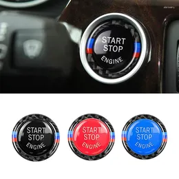 Interior Accessories Engine Start Stop Button Replace Cover Trim Sticker Car Styling For BMW E90 E92 E93 320i Z4 E89 X3 X1 X5 X6