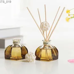 العطر yxy 50ml Reed Diffuser مجموعات ياسمين لافندر لا يهدأ من الزيوت العطرية الراتان الوردية مع بدلة التوسع المتوسع