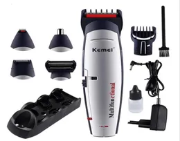 Kit elettrico per toelettatura uomo 5 in 1 regolabarba tagliacapelli per naso taglierina per barba rasoio per styling tagliacapelli tutto in uno per il corpo9048831