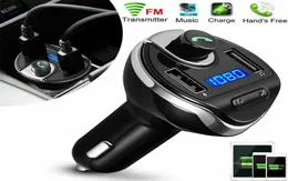 FM Transmitter Aux Modulator Bluetooth Hands Car Kit Car o MP3 Player Dual USB Car Charger with 31A Quick Charge9178611