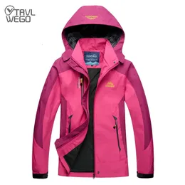 TRVLWEGO Donna Autunno Trekking Giacca da trekking Pesca Cappotto da esterno Sport Primavera Giacca a vento impermeabile Abiti da lavoro da viaggio 240301