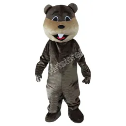 2024 Halloween Hot Sales Adult size Beaver Mascot Costume Birthday Party anime theme fancy dress Costume