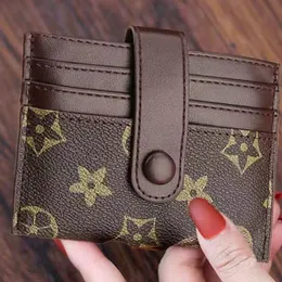 حامل البطاقة المصمم حامل بطاقة فاخرة L Porte Carte v Card Wallet Fashion Retro عالية الجودة