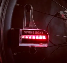 Luzes de bicicleta coloridas 14 rodas de luz led aviso bicicleta 30 mudanças sinal pneu falou flash à prova d' água acessórios de ciclismo 6780970