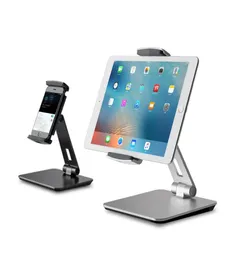 Supporto universale per tablet per smartphoneSupporto da tavolo in alluminio adatto per smartphone da 3565 pollici 713 pollici doppio regolabile Multian7164459