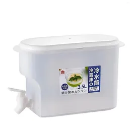Water Bottles Fridge Cold Drink Bucket Refillable Ice With Lid For Household Refrigerator Supply