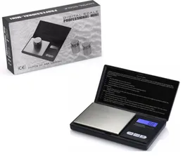 MINI ELEKTRONISK DIGITAL SCALE 100G 200G 300G 500G X 001G Kök GRAM SCALE Vikt LCD -ficka Vägskalor för myntguld Diamo5429357