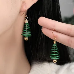 Dangle Earrings Christmas Women Girl Creative Xmas Tree Cute Stud Party Year Jewelry Gifts