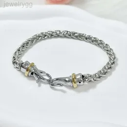 デザイナーのDavidYumans Yurma Jewelry Woven Button Headブレスレット小麦チェーンブレスレット