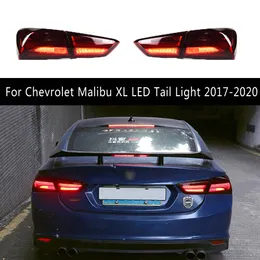 Biltillbehör Streamer Turn Signal Indicator Brake Reverse Parking Lampor för Chevrolet Malibu XL LED-bakljusmontering 17-20