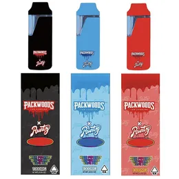 Penne vape usa e getta originali Packwoods X Runtz Packwood 1 ml pod 380 mAh Batteria ricaricabile Penna vuota per vaporizzatori