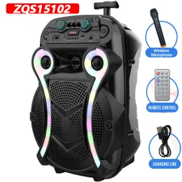 Speakers ZQS15102 Highpower Wireless Microphone Home Video Karaoke Singing Rod Large Sound Column caixa de som Bluetooth Bluetooth Speak