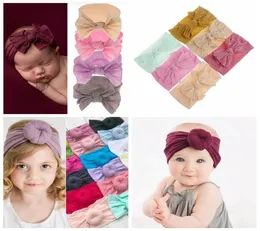 5 дизайнов, повязка на голову для маленьких девочек, нейлоновая повязка на голову для младенцев, модные аксессуары для волос, повязка для волос для малышей, однотонная, чистый цвет, много стилей, выбор9099366