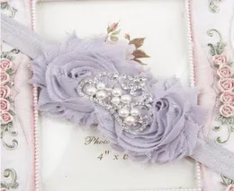 Hårtillbehör Småbarn Spädbarn Crystal Crown Flower Bowknot pannband