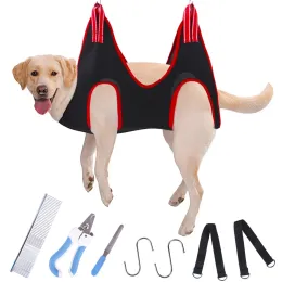 Clippers Haustier-Hängematte für die Fellpflege von Hunden und Katzen, Rückhaltetasche für Katzen, Nagelklammer zum Trimmen von Badeutensilien für Welpen, Hunde und Haustiere