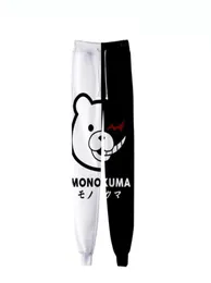 アニメDanganronpa Monokuma 3d Joggers Pants Menwomen Casuareズボンヒップホップスウェットパンツブラックホワイトベアコスプレコスチューム3061503