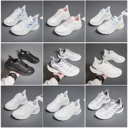 Shoes 2024 New Men Women Hiking Running Flat Shoes Soft Sole Fashion White Black Pink Bule Comfortable Sports Z220 GAI 591