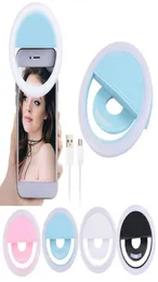 Charging LED flash beauty fill selfie lamp outdoor selfie ring light rechargeable for all mobile phone 1861690