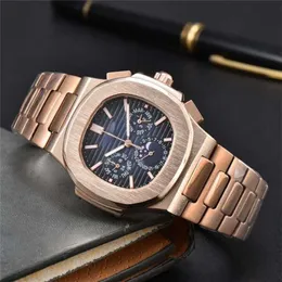 10% rabatt på Watch Watch Quartz Movement Wristwatche Classic 5740 Automatisk datum Men Lady Gentleman Armband Montre de Luxe