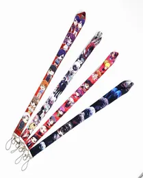 Small whole Tokyo Ghoul Lanyard for Mobile Phone ID Card Holder Keychain Diy Accessories Keychain6751259