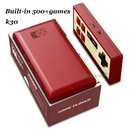 Gracze K30 Klasyczna konsola do gier wideo Zbudowana 500 gier Mini Portable Retro Game Console 3.0 -Cal Screen Prezent dla dzieci