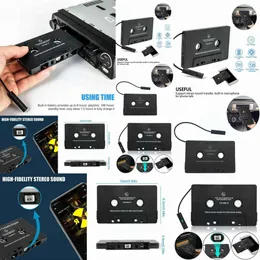 Ny bilband Audio Smartphone Bluetooth-kompatibel stereoadapter Bluetooth Cassette Aux Universa K5H3 Ny