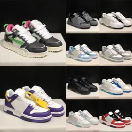 패션 최고 품질의 고급 디자이너 화이트 신발 사무실 Off Casual Offs Athletic Arrows Motif Trainers 워킹 플랫폼 빈티지 스니커 러너 여성 남성