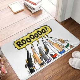 Carpets Bathroom Non-Slip Carpet Roooooo Greyhound Dogs Bedroom Mat Entrance Door Doormat Home Decor Rug