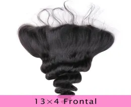 Brasilianische Lose Welle 13x4 Ohr Zu Ohr Vor Gezupft Spitze Frontal Verschluss Mit Baby Haar Remy Menschenhaar teil Top Frontals2235514