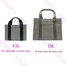 Lu Two-Tone Canvas Tote Bag Out bag For Women larger capacity shopping bag trips bag 2 sizes 10L and Mini 4.5L xtdh2014 Pre-sale in advance delivery cycle is about 30 days