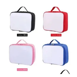 Christmas Decorations Arrival High Quality Sublimation Lunch Bag Mix Color Big Size Storage Bags Stock 1028 Drop Delivery Home Garde Dh5Gy