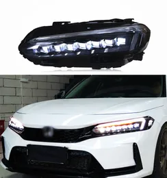 Lampada frontale per Honda Civic X G11 LED faro di marcia diurna indicatore di direzione luce abbagliante lente per auto