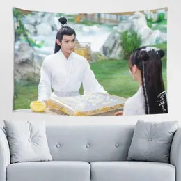 Arazzi Yang Chaoyue Xu Zhengxi HD Poster Appeso Panno TV Chongzi Dramma Stills Pos Arazzo Camera da letto Idolo Decorazione della parete di casa Sfondo