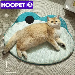 Коврики HOOPET охлаждающий коврик для кошек, одеяло для сна в форме лягушки, коврик для льда, летний дышащий напольный коврик, аксессуары для домашних животных