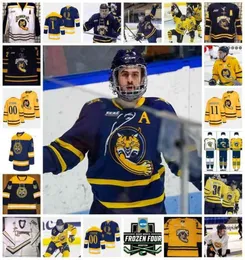 XFLSP 2022 College Frozen Four Custom Qu Quinnipiac Bobcats Hockey Jersey 7 Marcus Chorney Jerseys 8 Nick Bochen 10 Ethan de Jong 9786358