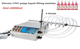 GZL-80 With 6 Heads Electric Digital Control Pump Liquid Filling Machine 3-4000ml For bottle Perfume vial Water Juice Oil7971169