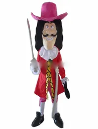 2018 Vikings Pirate Captain Hook Mascot Costume Fancy Dress Adult 4809621